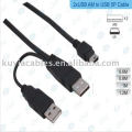USB Festplatte Festplatte Gehäuse Stecker auf Mini 5-Pin Y Kabel